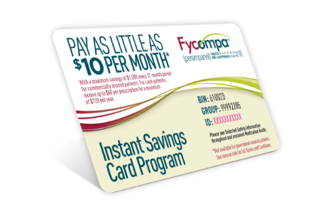 FYCOMPA® (perampanel) CIII savings card